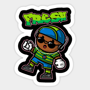 POP Cartoons: FRSH Sticker